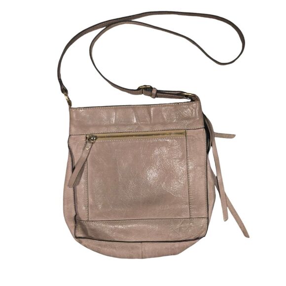 LUCKY BRAND Diamond Patchwork BoHo Leather Crossbody - Picture 4 of 7